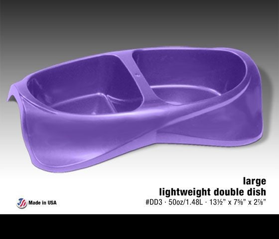 Lightweight Double Dish For Dogs